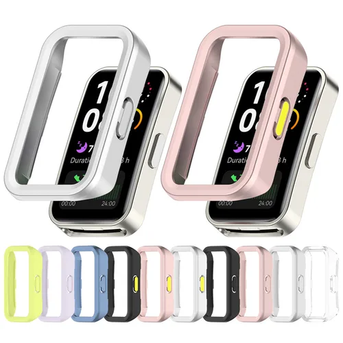 Imagen 2 del producto Funda para Huawei Band 10 10NFC 9 9NFC 8 8NFC, carcasa protectora deportiva, marco de PC de alta calidad, medio paquete ahuecado, delgado, Smar