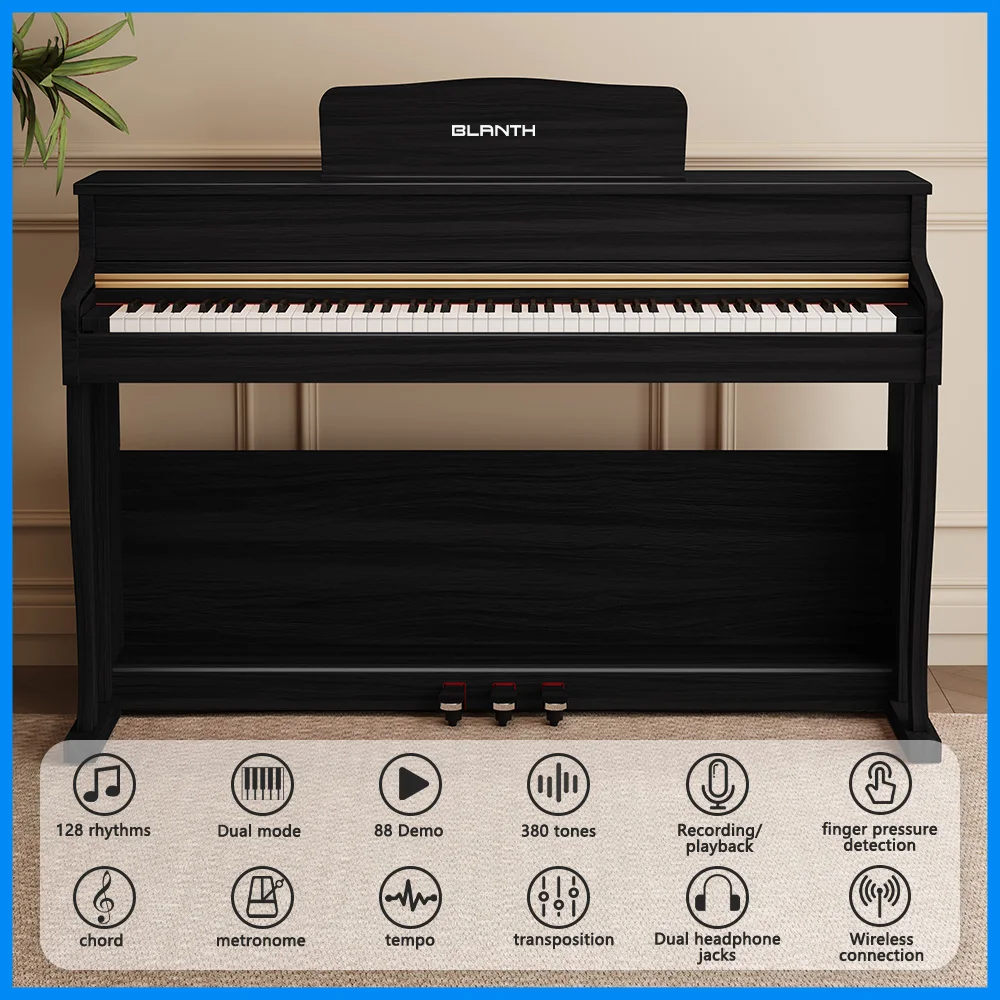 Digital Piano Professionnel Piano Keyboard Electronic Piano Acoustic Feel Musical Instrument For Professional Stage Show