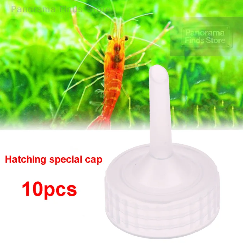 Kit de incubación de artemia para acuario, 10 piezas, incluye tapa, incubadora de artemia y válvula reguladora