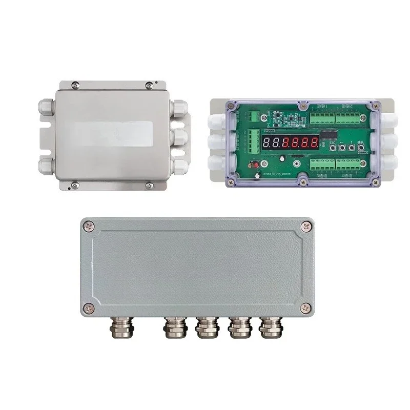 

Four in and one out digital analog weight, high precision transmitter, weighing load amplifier