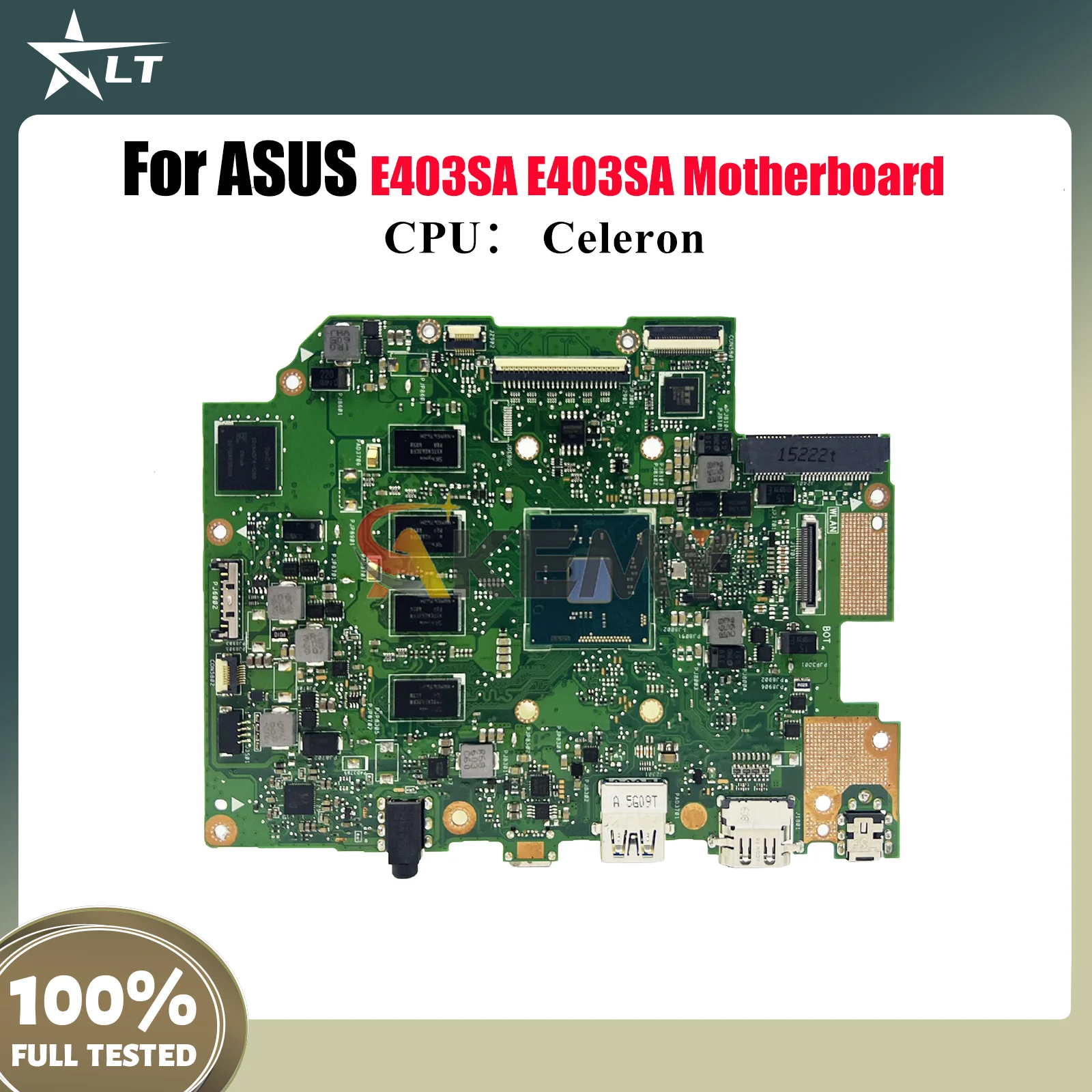 

E403SA Материнская плата для ноутбука ASUS EeeBook E403SA E403S Материнская плата для ноутбука с процессором Celeron 100% тестирование ОК быстрая доставка stk