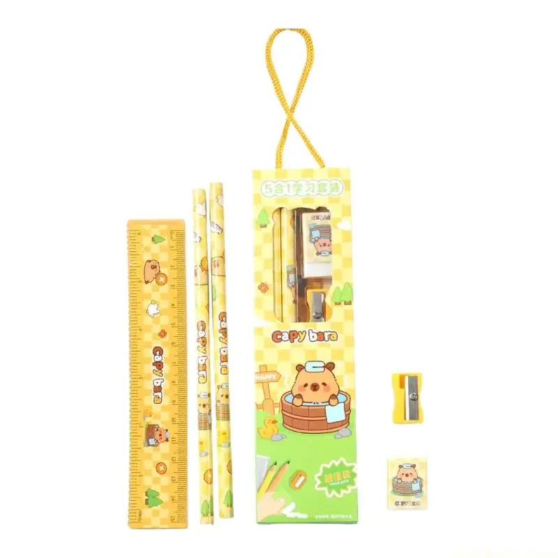 Multifunctional Writing Accessory For Students Creativity Compacts Safe Storage Box Colorful Color Stationeries Gift Set