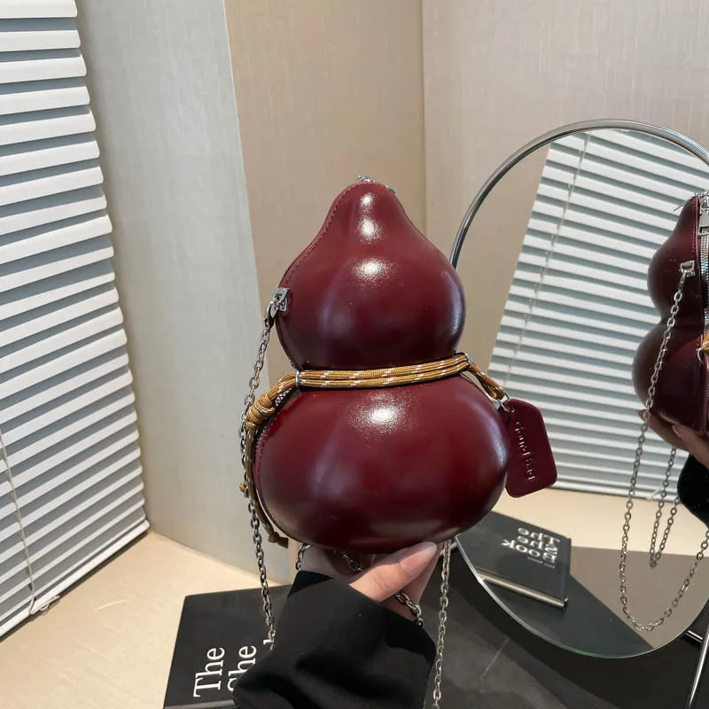 

Сумки через плечо, модная сумка через плечо высокого качества, забавный нишевый дизайн, винная тыква, индивидуальные сумки для пар для женщин и мужчин