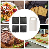 Electric Sandwich Maker Mini Waffle Breakfast Machine 650W 50Hz Heating Toast Press Home Electric Cake Pan