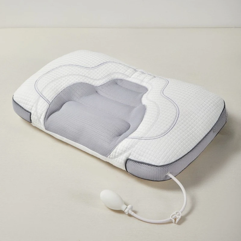 1. Inflatable Airbag Neck Pillow Adjustable Height Breathable Pillow Core Adult Sleep Cervical Protection Cushion