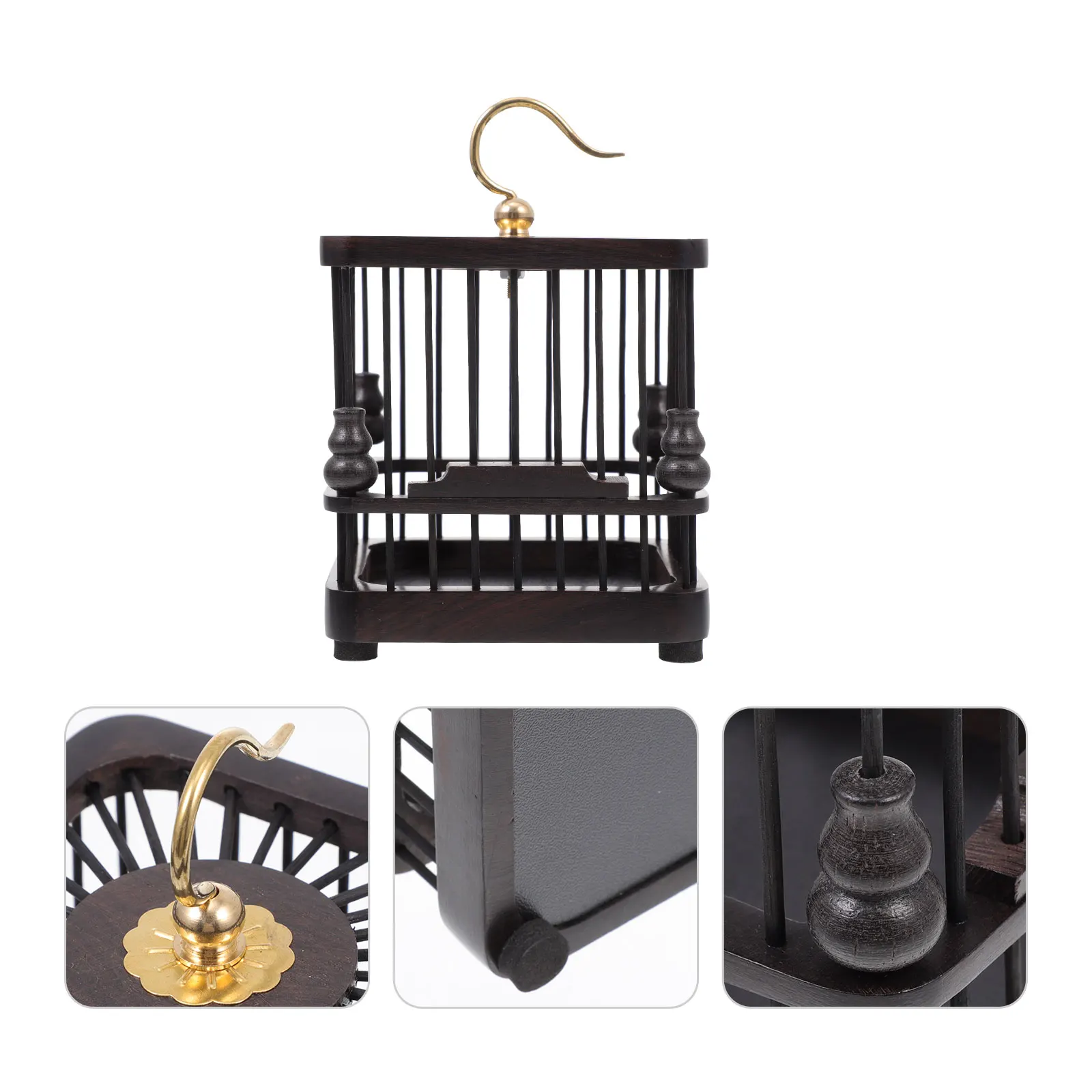 

Mini High Quality Ebony Cricket Cage Insect Storage Cage For Small Insects Observation Encourages Nature Study