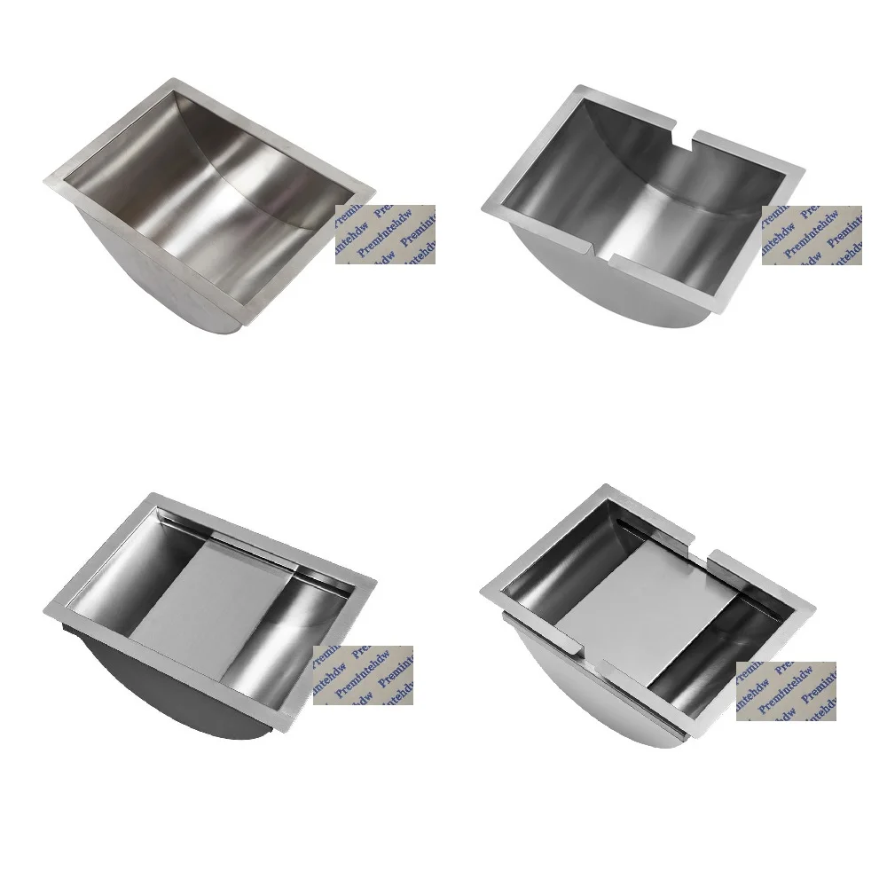 

304 Stainless Steel Drop-in Deal Tray Chute For Hospital Bank Gas Stations Ticket Window Cash Register