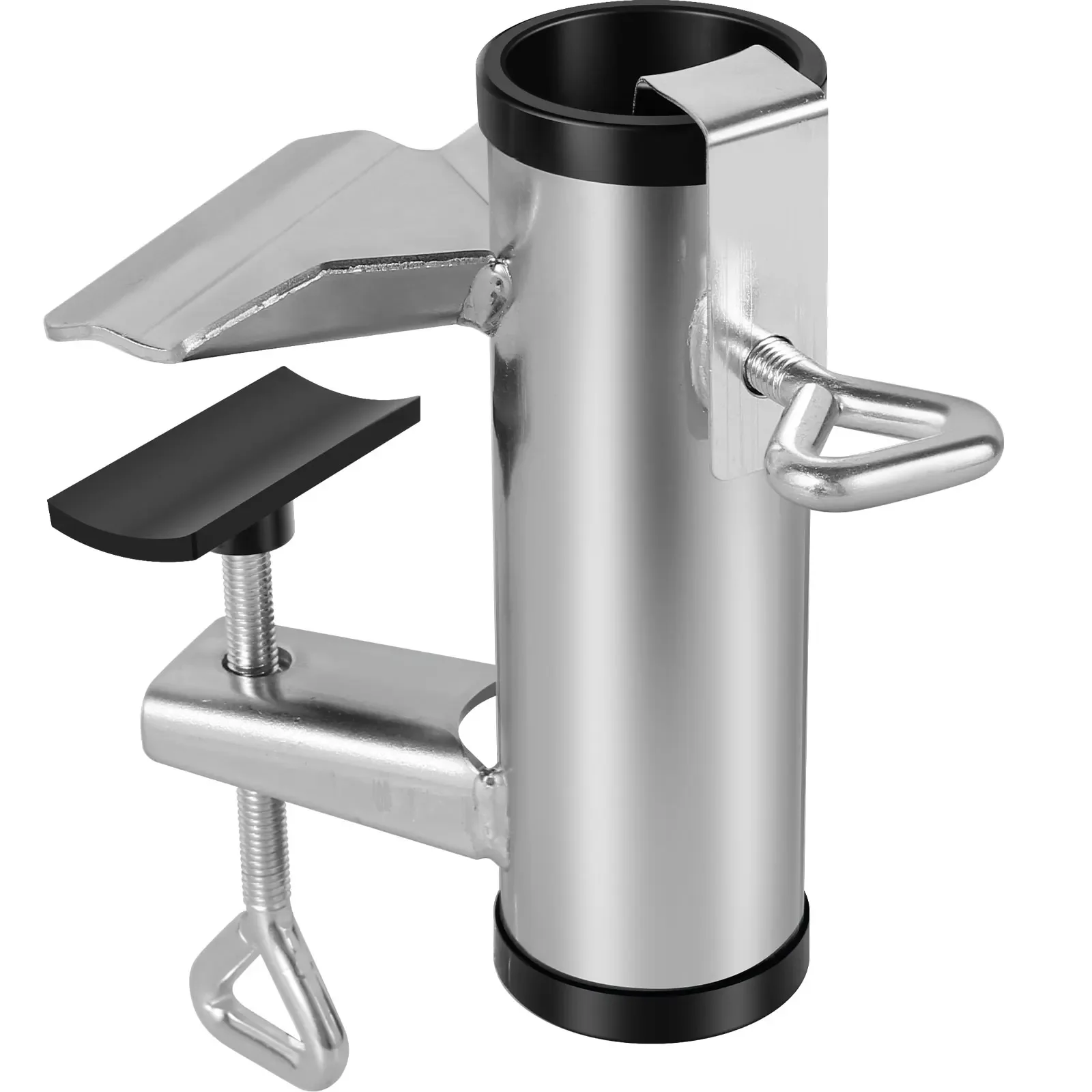 Patio Umbrella Holder Stainless Steel Parasol Clamp Portable Balcony Railing Umbrella Stand Clip Enduring Deck Umbrella 2025