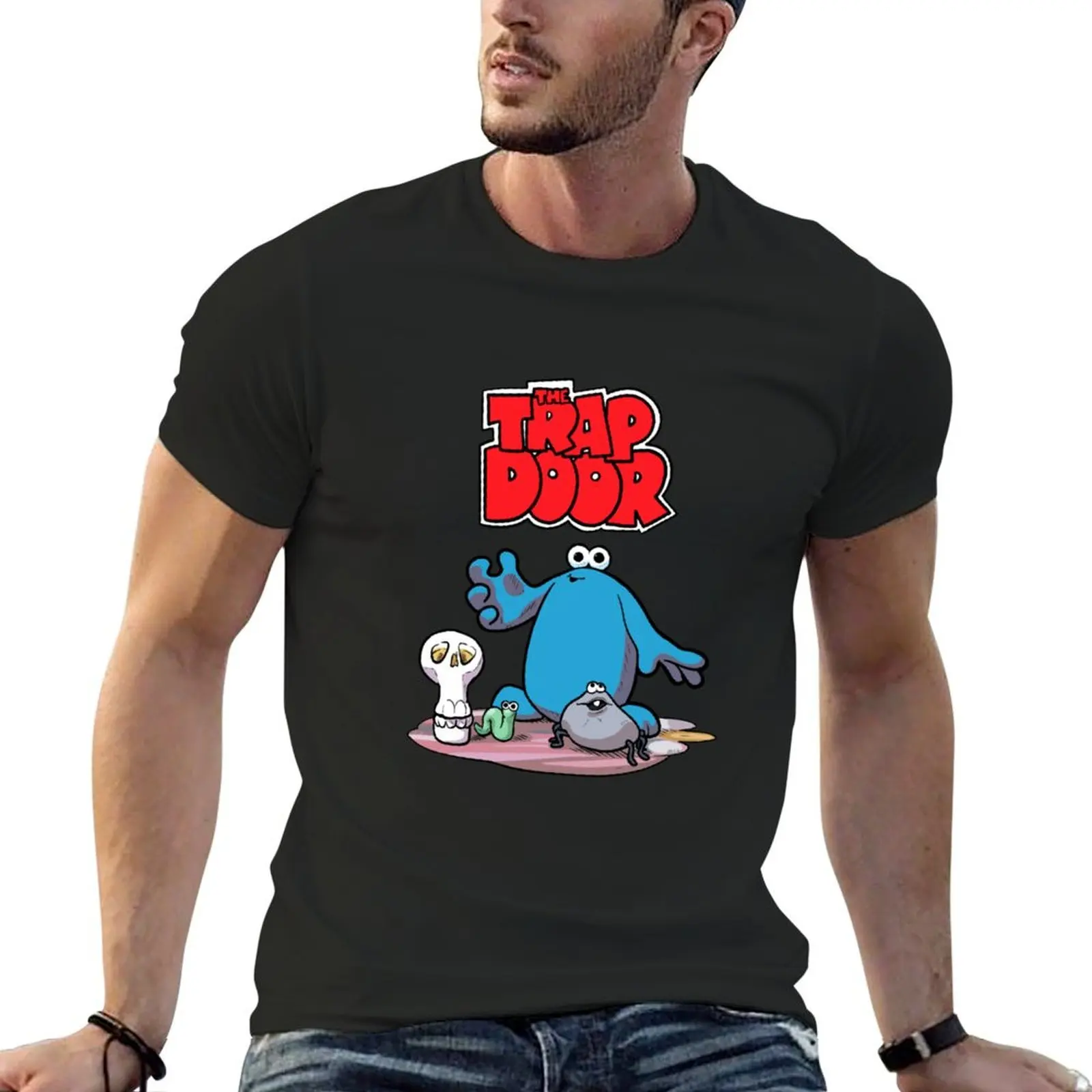 The Trap Door Cartoon T-Shirt sublime plus size tops t shirt for men