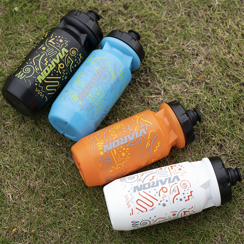 VIARON 550ML Water Bottle Bicycle MTB Fitness Sports Anti-leakage Dust-proof Anti-fall Outdoor Plastic Drink Bottle Accessories
