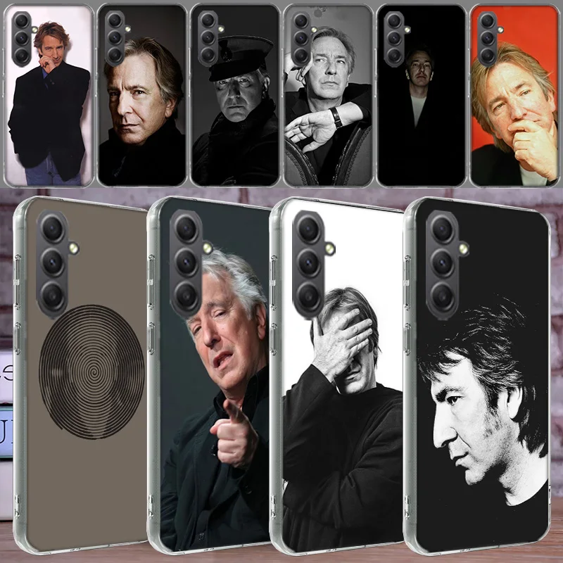 Alan Sidney Patrick Rickman Shell Phone For Samsung Galaxy Note 20 Ultra 10 Lite 9 8 A05S A50 A30 A20 A03 A04 A02S A70 A40 A10 A