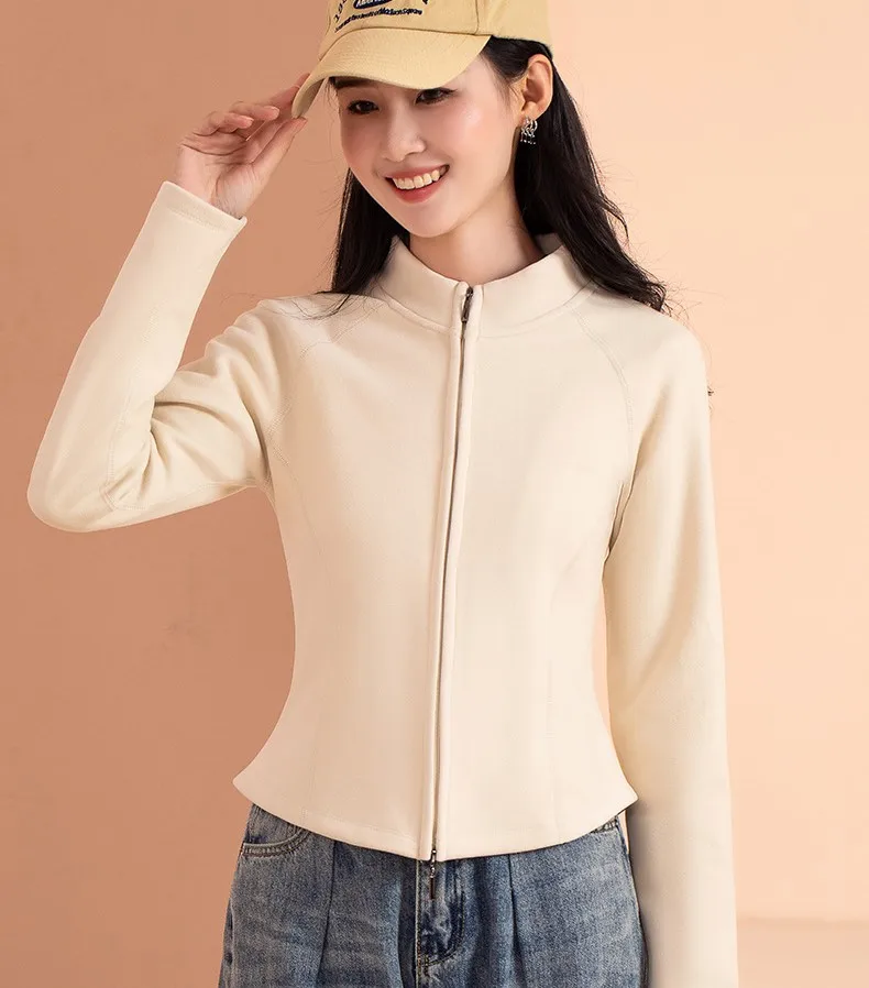 بلوزة من الصوف بدون قبعة المرأة هوديي Y2K الصيف س الرقبة بساطتها كلينفيت الشريط الدانتيل يصل Crewneck تيري الفانيلا الوردي الباستيل