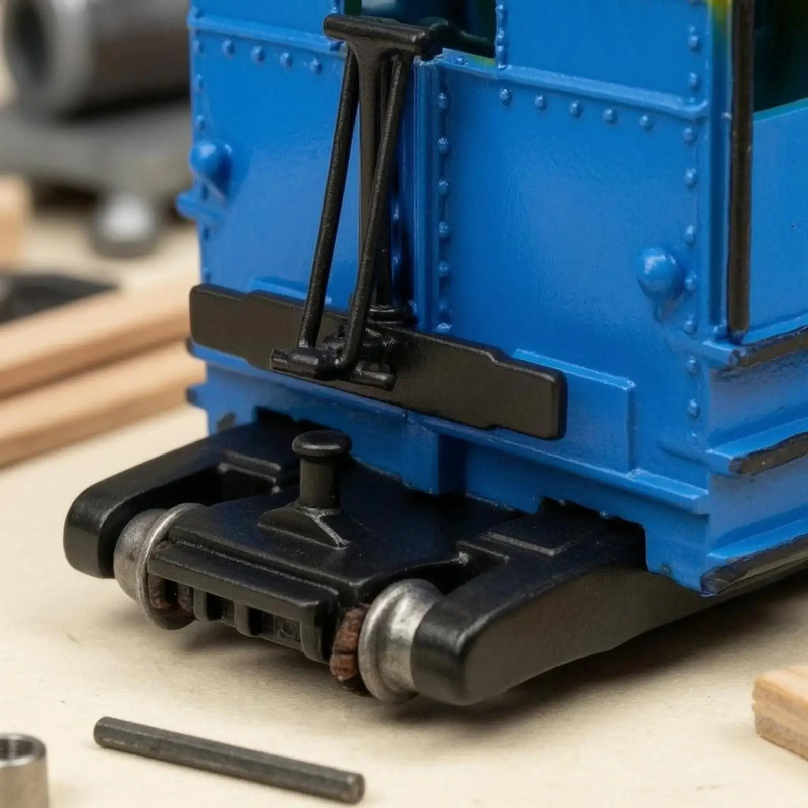 HO Scale Shunting Locomotive Static Replica Plastic Train Miniature for Display Case and Model Railroad Scene