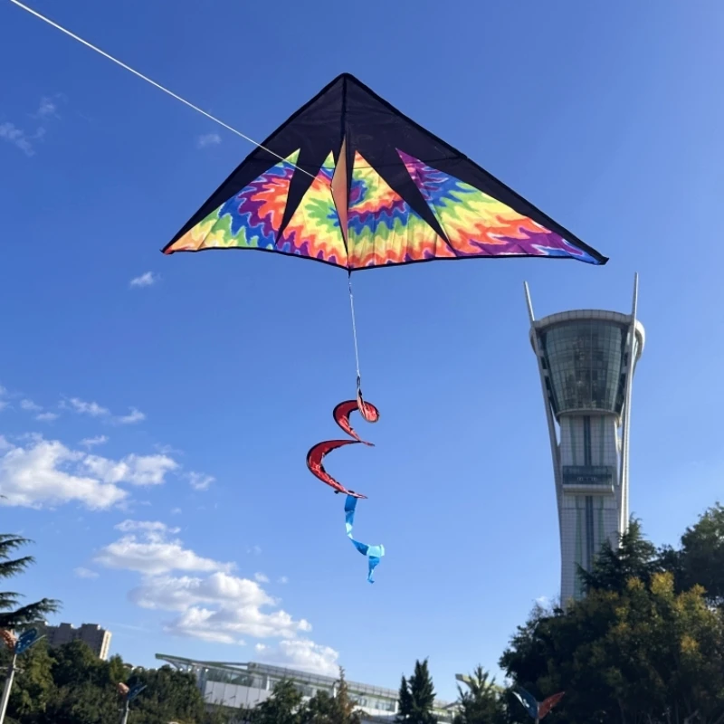 Neue Drachen Delta-Drachen fliegen für Kinder Drachenfabrik Outdoor-Spielzeug Regenbogendrachen professionelle Flugdrachen Nylon-Ripstop-Stoff