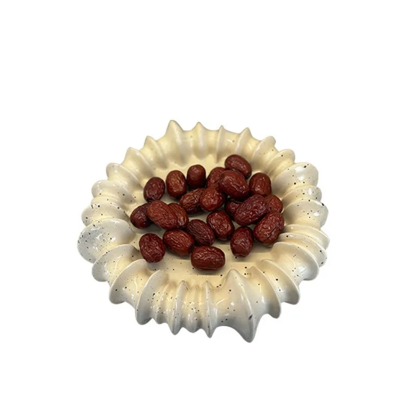 For 28 28 9cm Irregular Fruit Plate Hotel Homestay Home Furnishing Entrance Cabinet Coffee Table Desktop Decorations