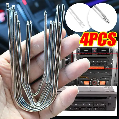 Car Radio Removal Key Tool Stereo Audio Release Keys for Ford Peugeot Renault Citroen Auto Disassemble Repair Tools Accessories