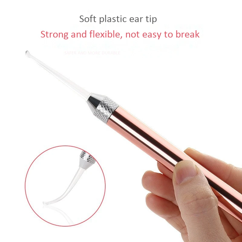 Earwax Spoon Digger & Ear Tweezers With LED Light, Ear Wax Removal Tool For Kids & Family Gift 8 PCS/Set Promotion