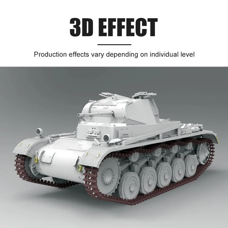 Gecko 모델 조립 스케일 모델 키트 16GM0008 독일군 탱크 Pz.kpfw II(Sd. Kfz.121) Ausf. A-B-C 1/35