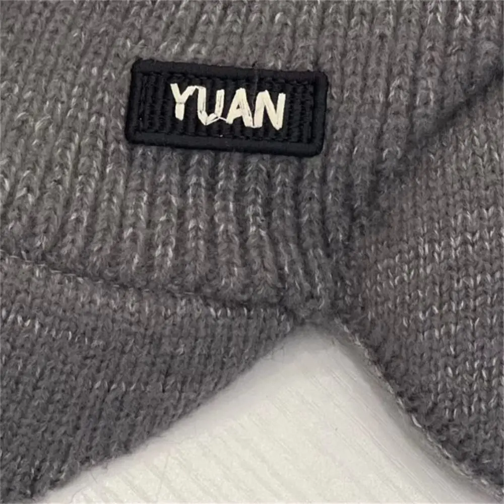 Casquette de Baseball en tricot pour hommes et femmes, Protection polyvalente des oreilles, double ton, épaisse, chaude, pour l'hiver, garde au chaud, pour Couples