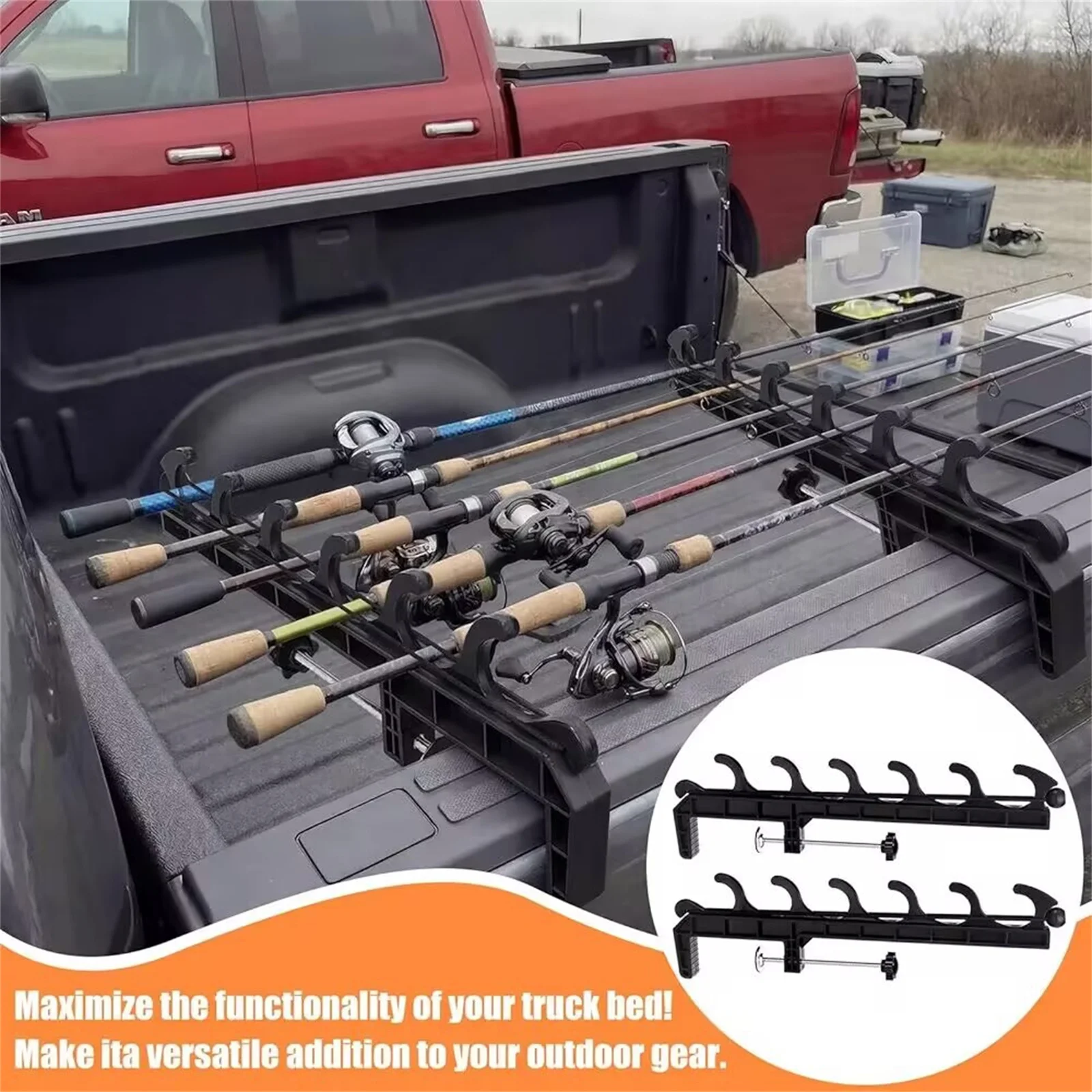 Fishing Kayak Rod Holder - Soporte Organizador para Cañas de Pescar