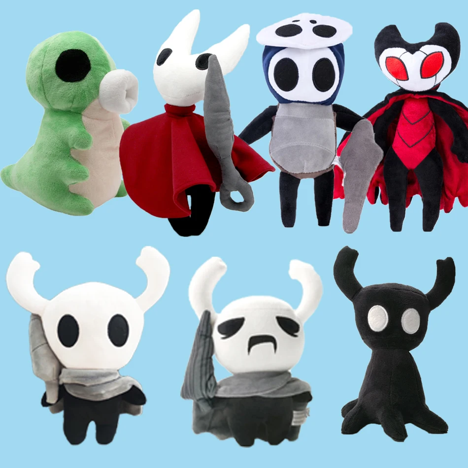 Hollow Knight Plush Toys Game Figures Ghost Stuffed Dolls Kids Friends Chritmas Birthday Cosplay Gift