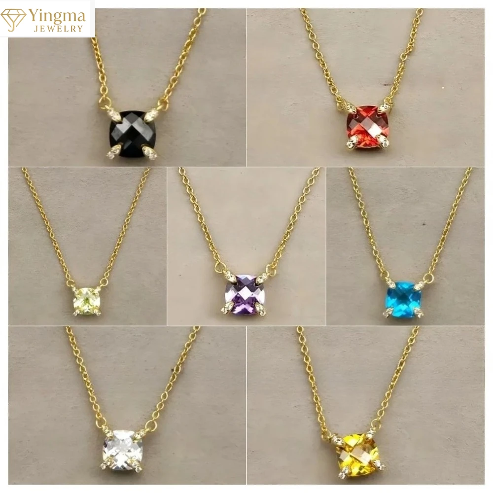 

Новое классическое ожерелье с подвеской в виде любви D, темперамент, изысканные и элегантные украшения, подходящие для любого случая