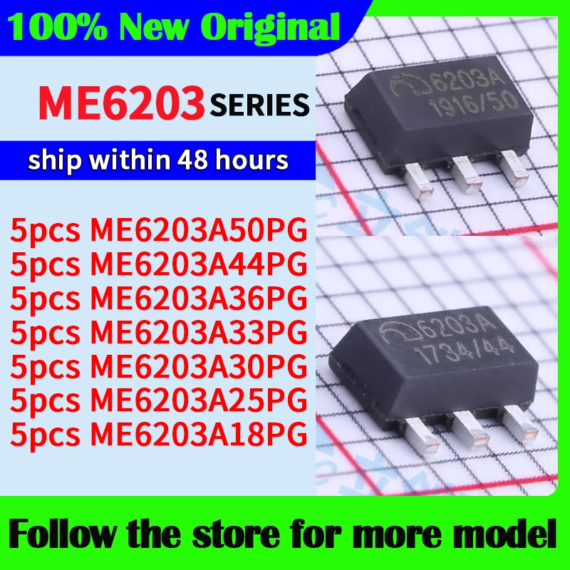ME6203A50PG ME6203A44PG ME6203A36PG ME6203A33PG ME6203A30PG ME6203A25PG ME6203A18PG  High quality New