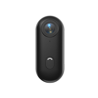 1080P Tiny Action Camera WiFi Sports Camera 120° Wide Angle Lens with Magnetic Lanyard Back Clip Waterproof Case 32GB TF Card