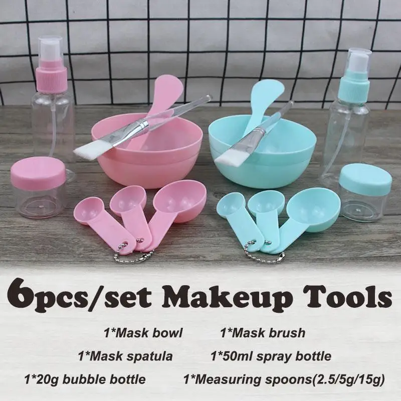 3/8 pçs escova facial máscara tigela colher conjunto máscara escova barra diy ferramentas de beleza ferramentas de mistura cuidados com a pele suprimentos de maquiagem mulher cuidados com a pele