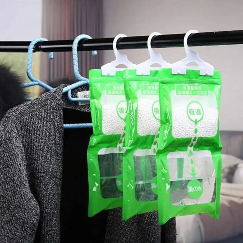 Moisture Absorber Hanging Bag Moldproof Wardrobe Dehumidifier Bags Dry Bag Dehumidifier Bags Closet Indoor Desiccant Anti Mold image 4