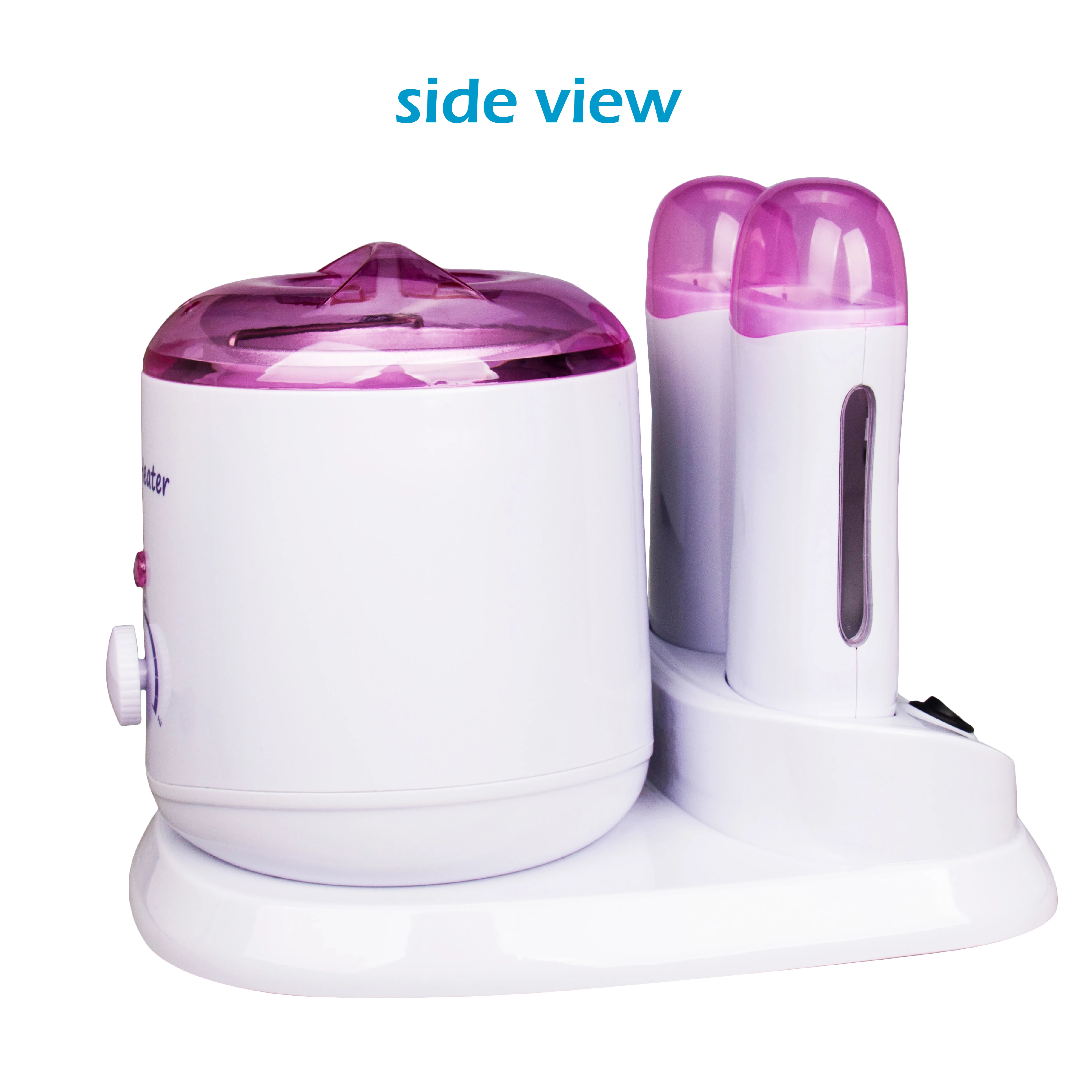Hard Wax Heater Kit Hair Removal Wax Warmer Set 2 in 1 With 2 Roll on Wax Strips Machine for  Whole Body Beauty Salons Equipment