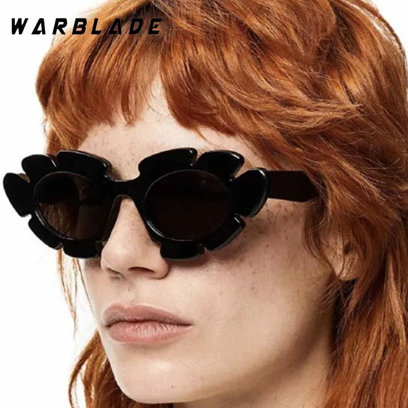 

Fashion Flower Shape Cat Eye Sunglasses Women Vintage Designer Outdoor Sunglasses Street Photography Party Eyewear Ladies UV400