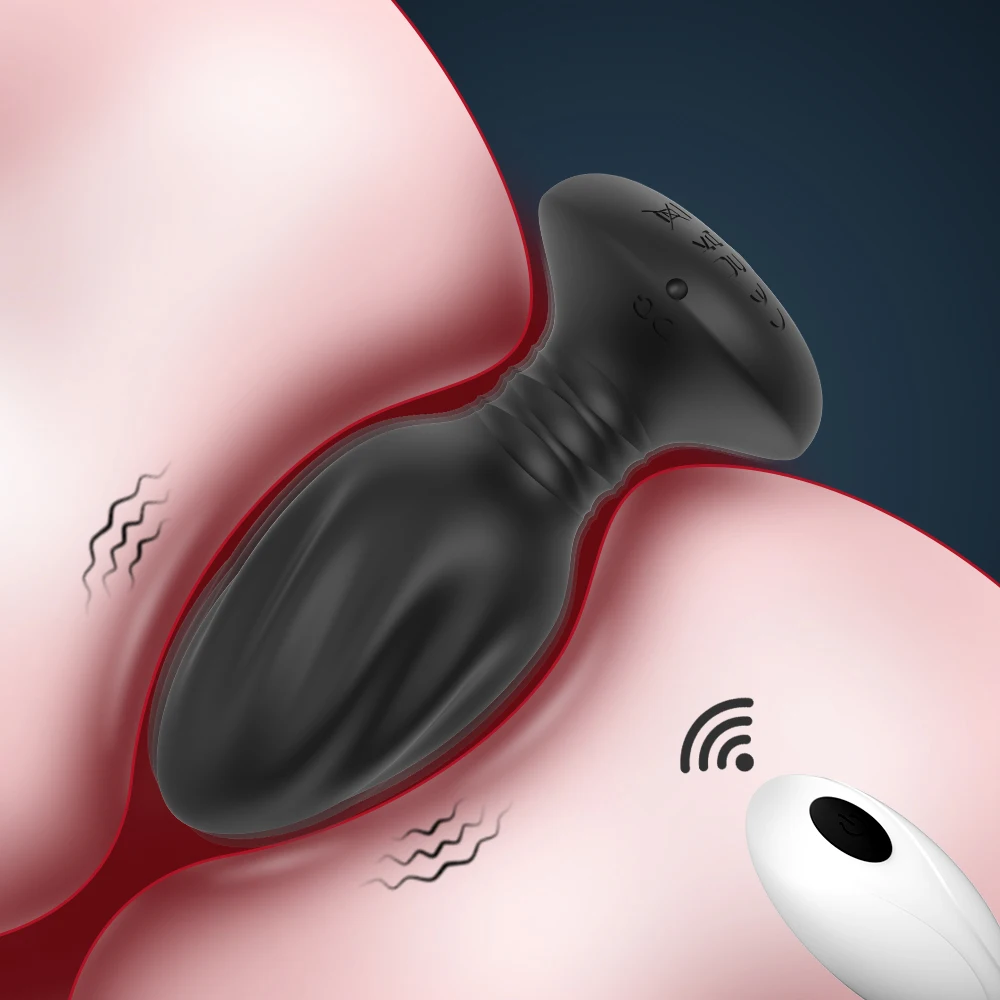 Мужская простата массажный аппарат в форме пениса вибрационный петушок Анальная пробка стимулятор для задержки эякуляции кольцо секс-игрушки для мужчин для пар