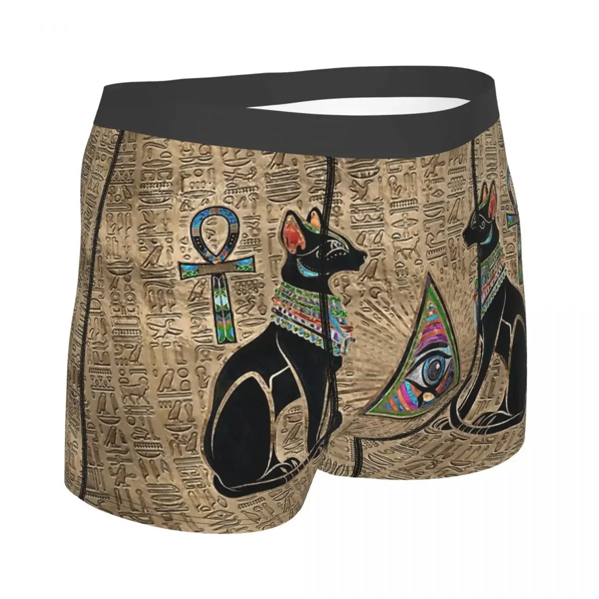 Egyptian Cats Eye Of Horus Ancient Egypt Underpants Breathbale Panties Man Underwear Ventilate Shorts Boxer Briefs