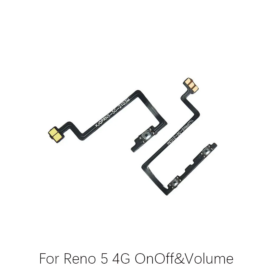 For Reno Reno3 Reno4F Reno4Pro Reno4SE Reno4Z Reno5 Reno5Pro Reno6 Reno6Pro RenoZ Power Button volume Flex Cable OnOff