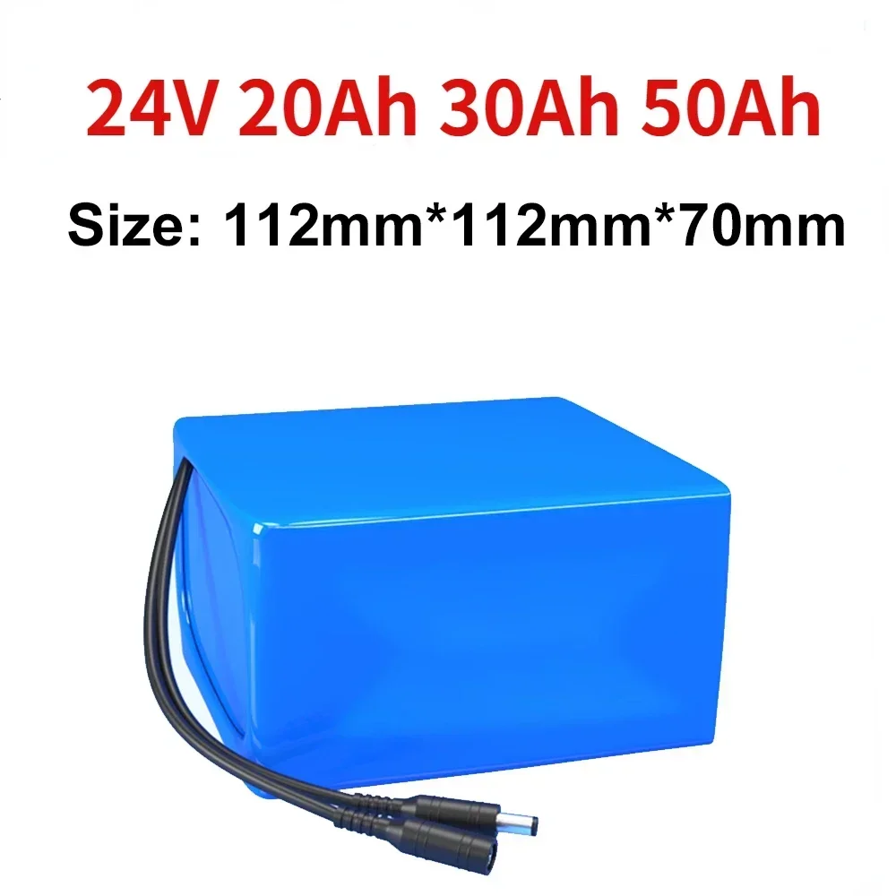 

Large Capacity 24V 3Ah - 20Ah Lithium Battery Pack (6S 25.2V)-Rechargeable for Electric Bike, Medical Speaker, Motor, Power Bank