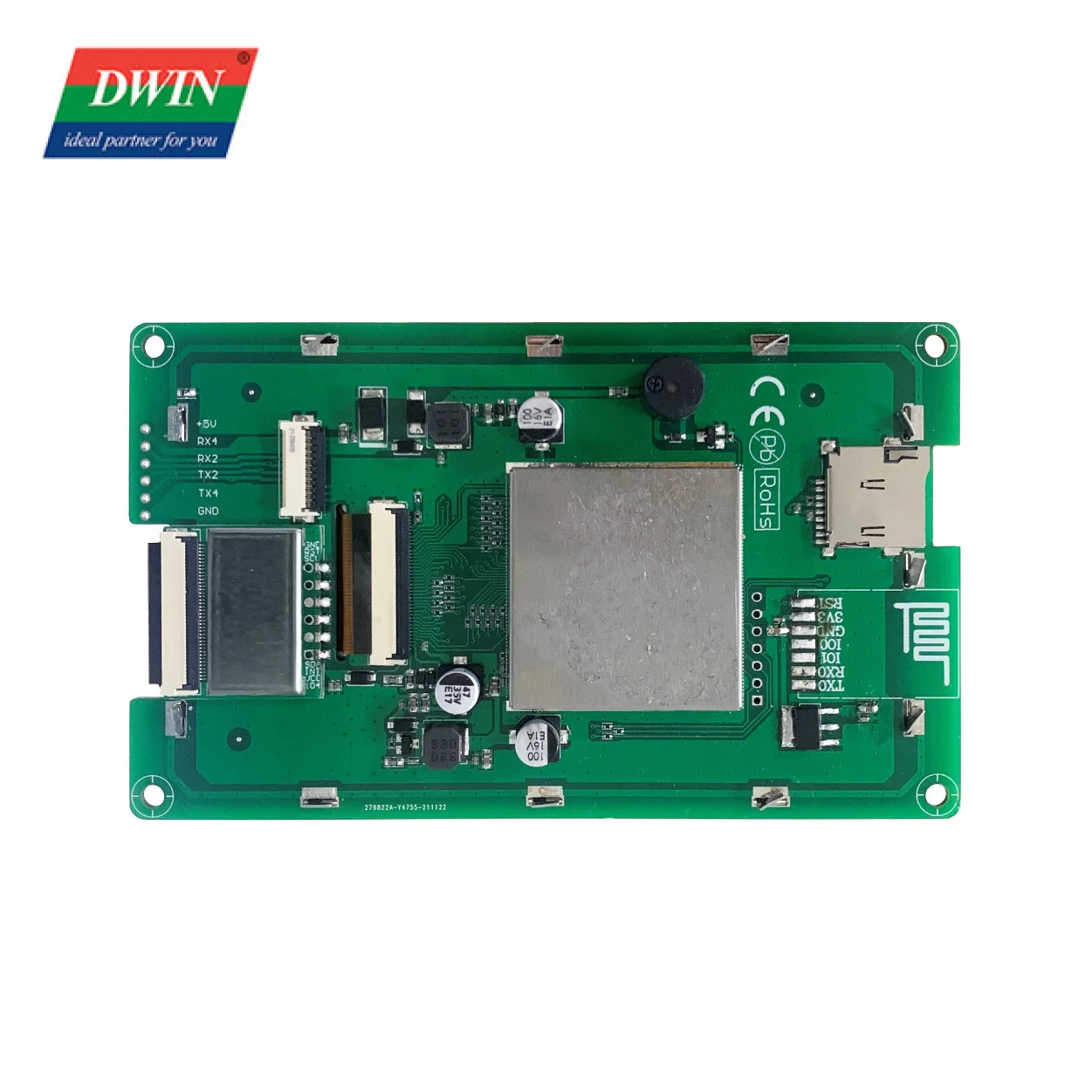 2026 DWIN 4.3 Inch 800*480 16.7M Colors IPS TFT LCD Display Module TTL UART Serial Port Capacitive Touch Panel Smart HMI LCD Scr