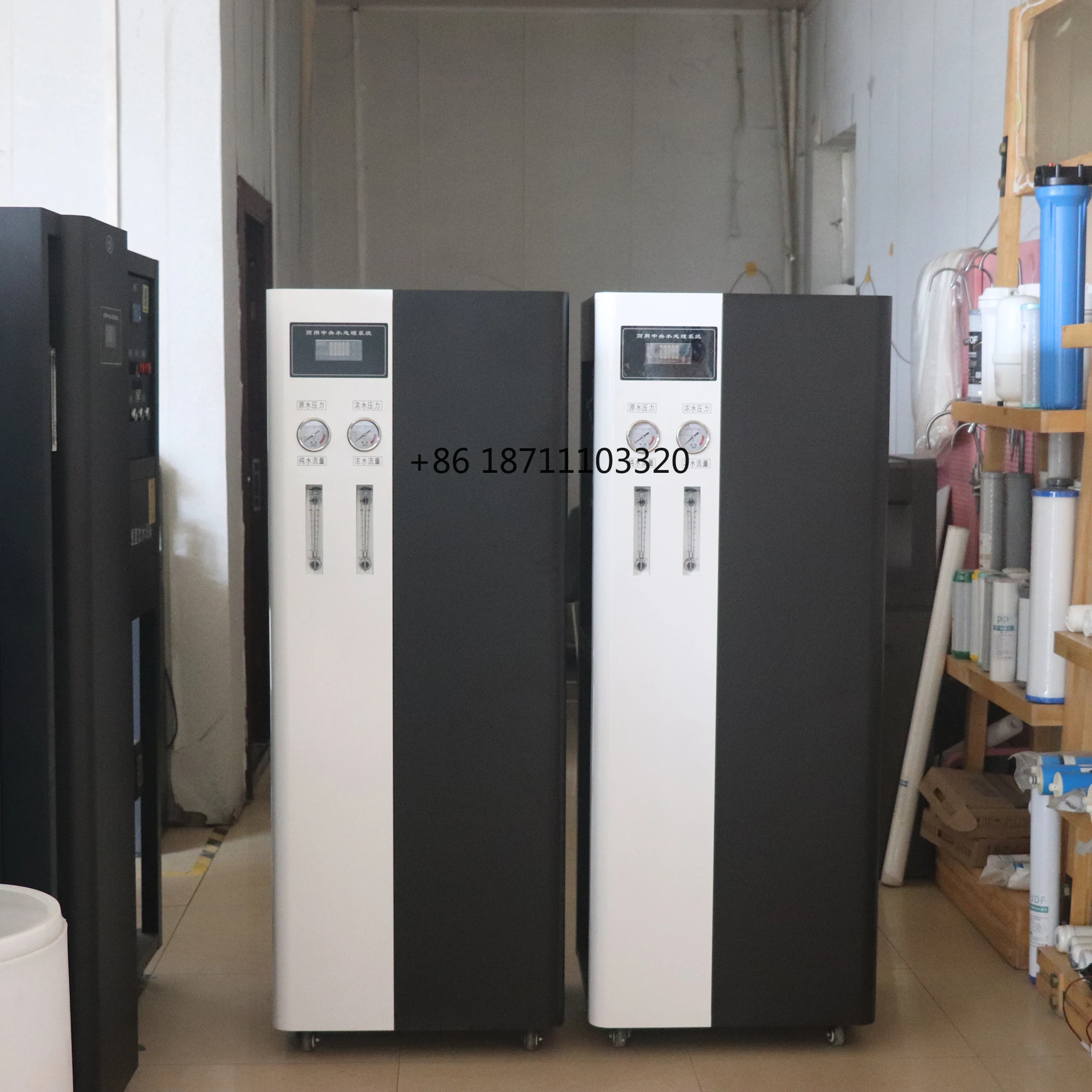 Commercial Water Purifier Reverse Osmosis 1000LPH Commercial Water Treatment Mechanical Osmosis RO System