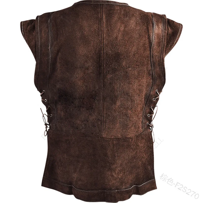 2023 Men Medieval Vest Renaissance Victoria Edwardian Steampunk Vest Plus Size 5XL Vintage Halloween Cosplay Costume