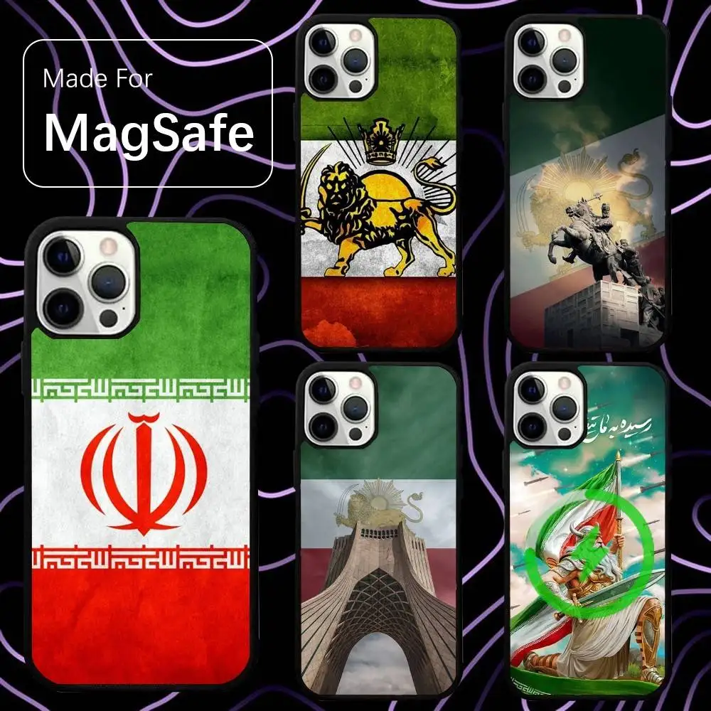 

Iran Flag Lion Phone Case For iPhone 17,16,15,14,13,12,11,Pro,Max,Plus,Mini,SE,Air Magsafe Magnetic Wireless Charging