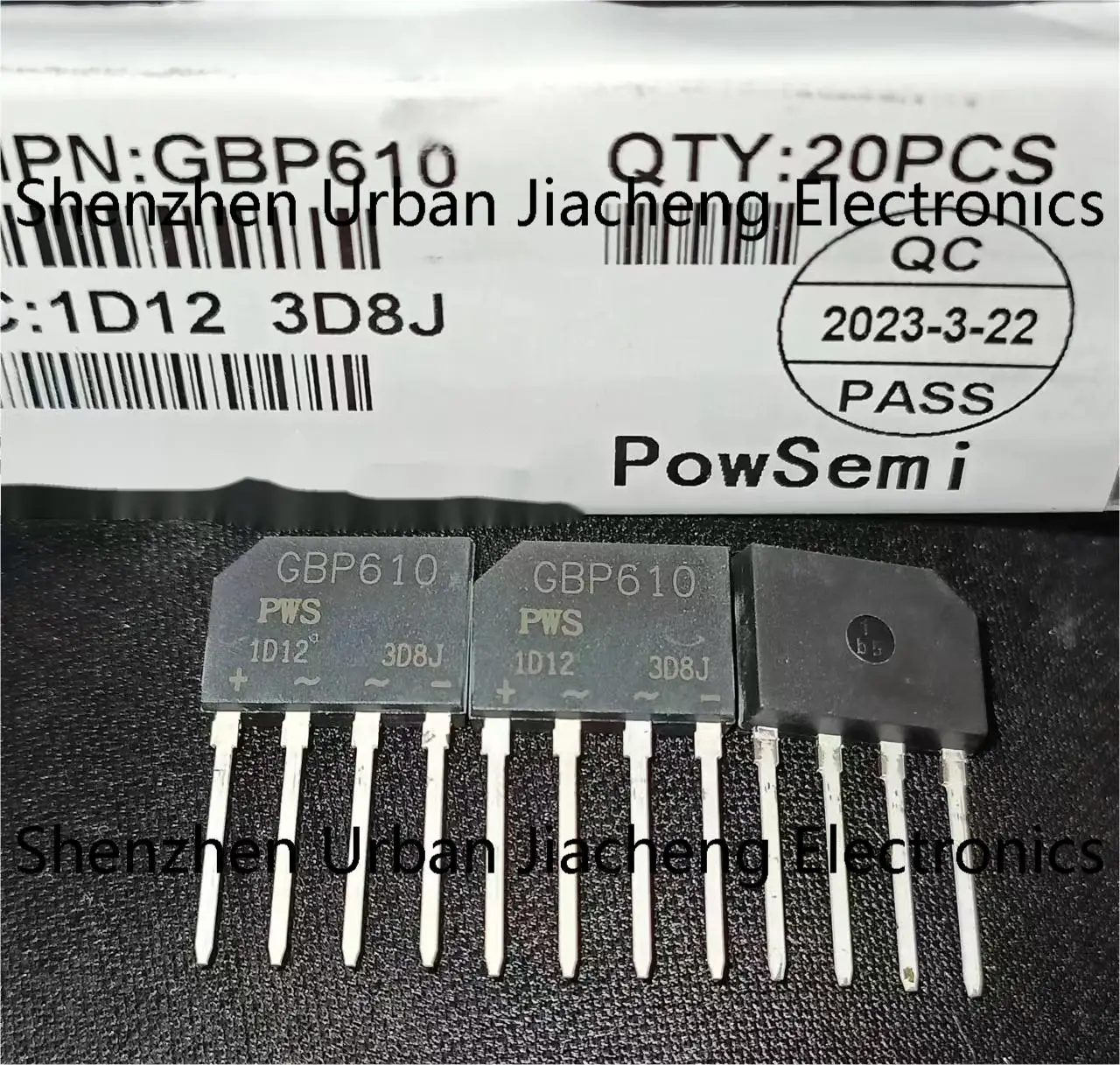 Puente plano SEEP GBP610, pila rectificadora Original, 6A1000V, nuevo