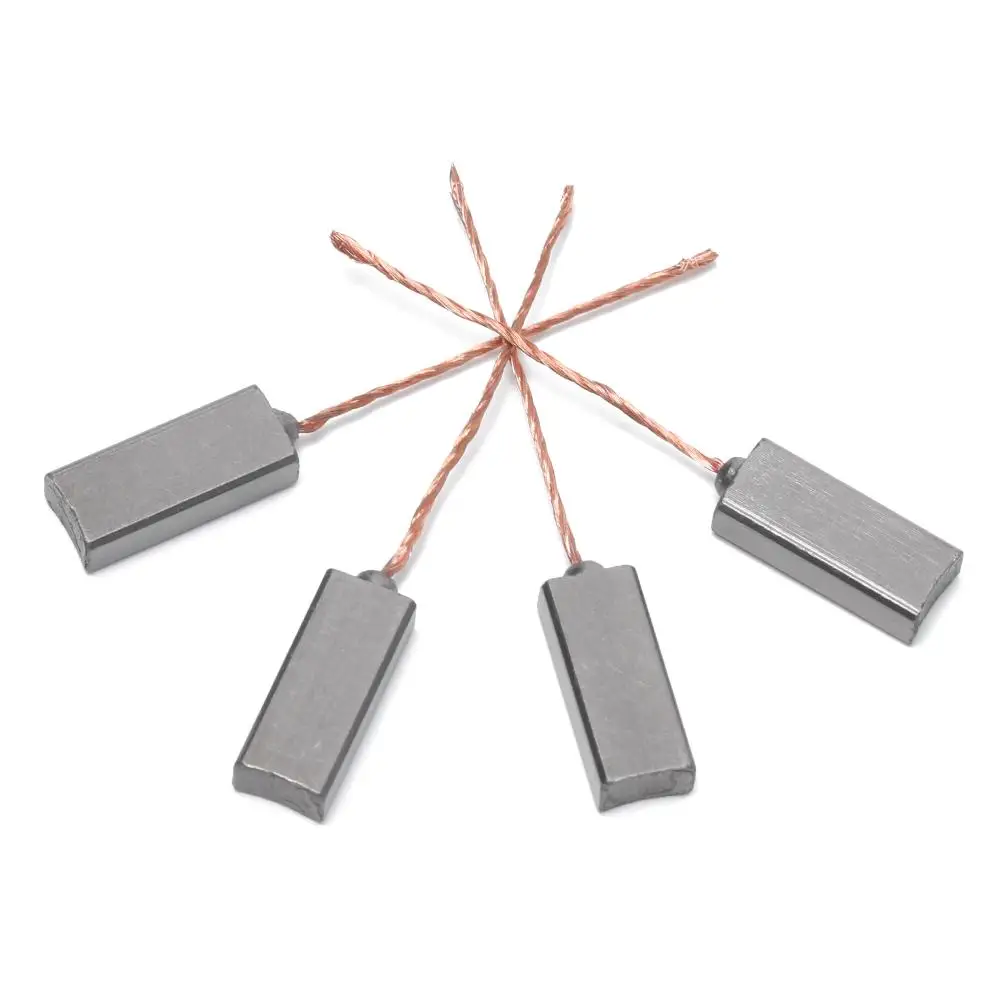 

New 10/20pcs Carbon Brushes Wire Leads Generator Generic Electric Motor Brush Replacement 4.5 x 6.5 x 20mm