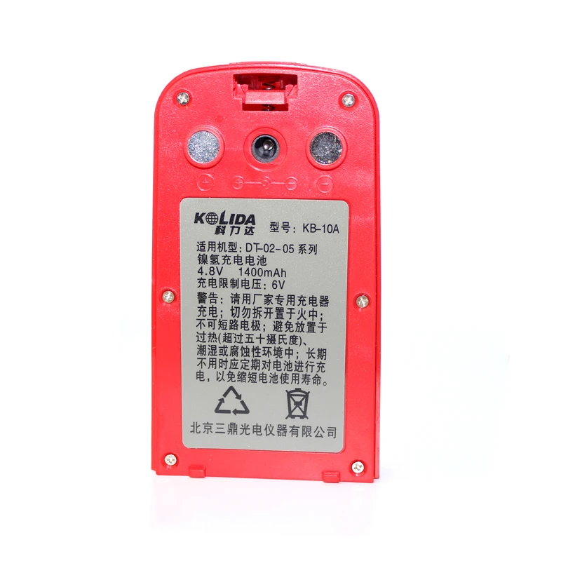 NI-MH Battery KB-10A for Kolida South Total Station DT-02 DT-05 Red Rechargeable Battery