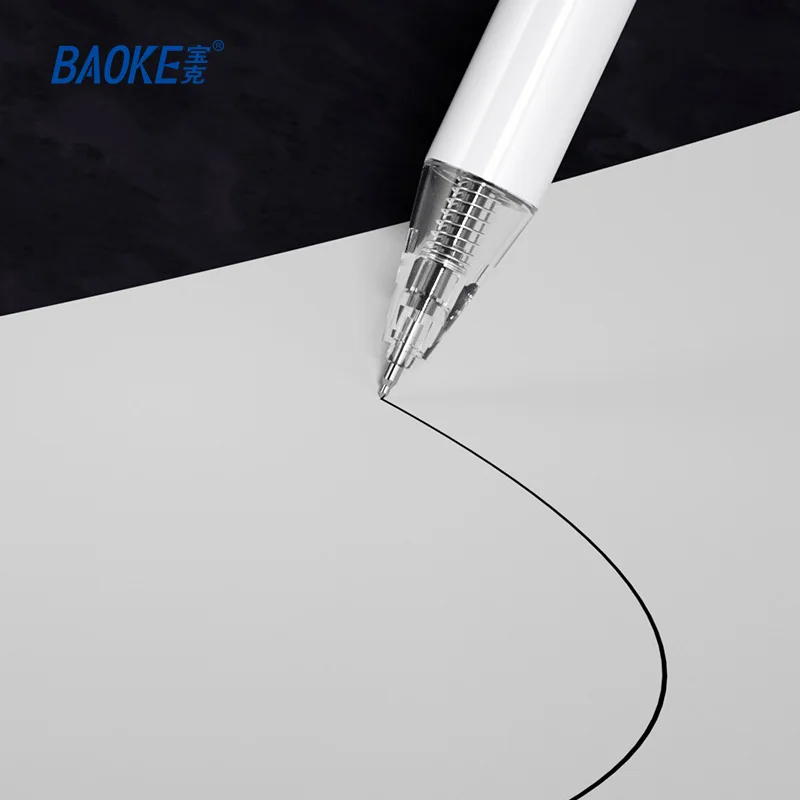 BAOKE BK121 0.5mm Retractable Liquid Roller Pen 12pcs