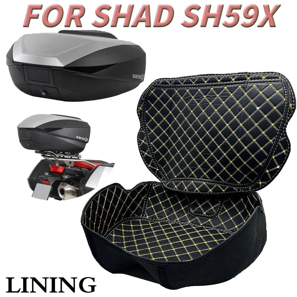 สําหรับ SHAD SH59X SH 59X SH59 X รถจักรยานยนต์ด้านหลังกรณี Liner กระเป๋าเดินทางกล่องด้านในด้านหลังหางที่นั่งกระเป๋าซับ Pad อุปกรณ์เสริม