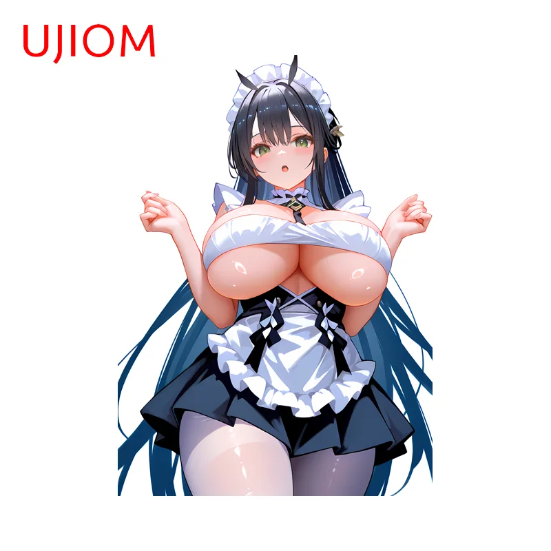 UJIOM Amusing Pretty Anime Girl Wall Stickers Morden Game Room Computer Host Decal Attractive Room Decoration Accessories