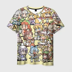 Popular Game Touhou Project T shirt 3D printed Men/Women O-neck Short sleeve T-shirt Oversized Harajuku Unisex Clothing