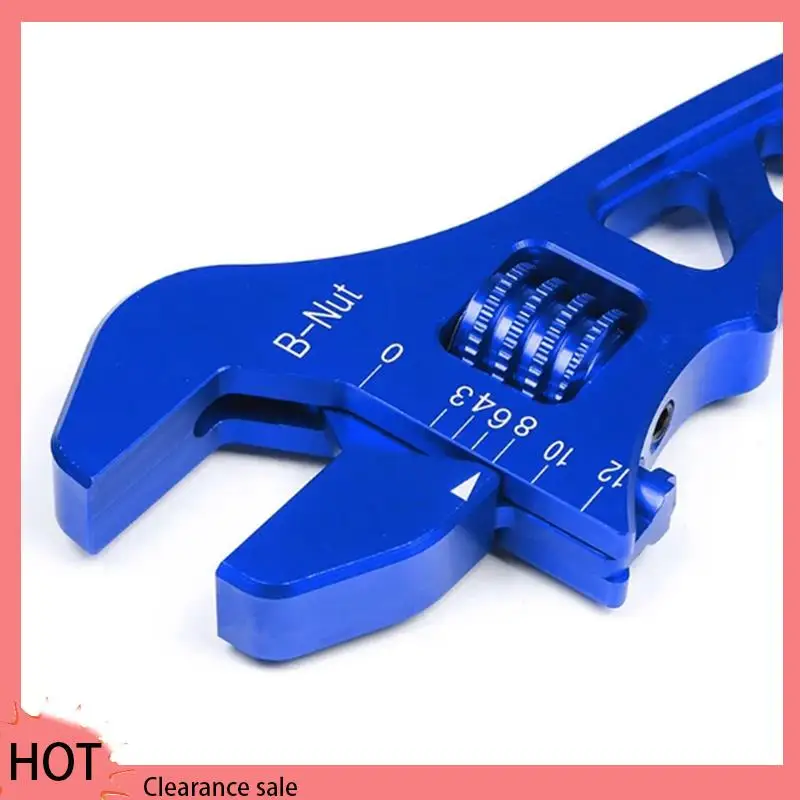 A88Z Kunci Pas Aloi Aluminium Dapat Disesuaikan Alat Perakitan AN3-AN12 Kunci Pas V-yang Dapat Disesuaikan Biru Tahan Lama