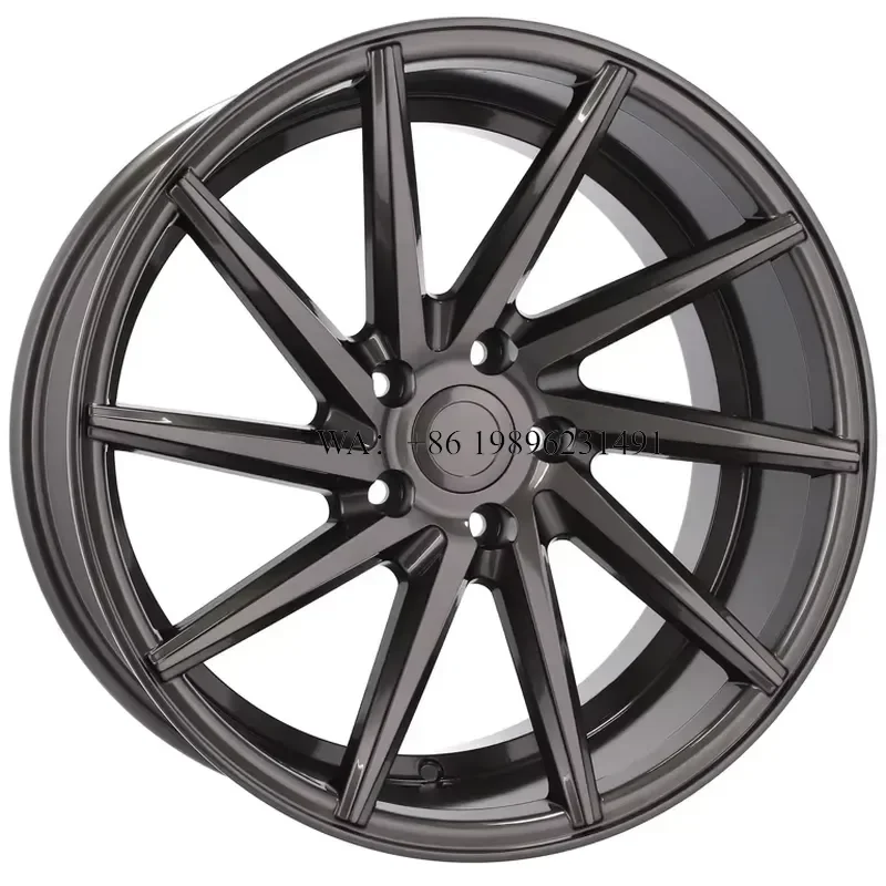 Wmwmnu Grey Face 19x8.5 Inch Passenger Car Alloy Wheel Rim 5x112 for A5 S5 B8 B9 A6 A7 Q2 Q3 Q5 for Vossen