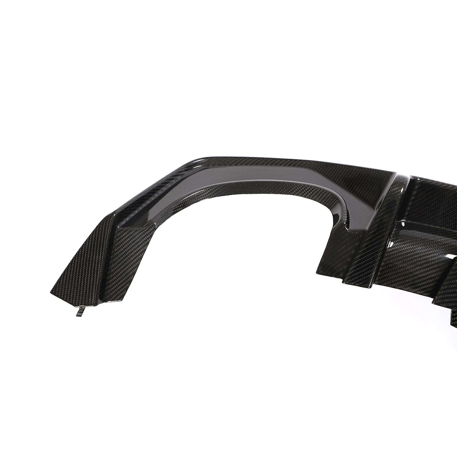 A7 RS7 Dry Carbon Fiber Rear Diffuser Lip For Audi RS7 Sportback Hatchback 4-Door 2020-2021